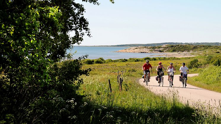 Färdiga cykelpaket för cykelturister i Halland