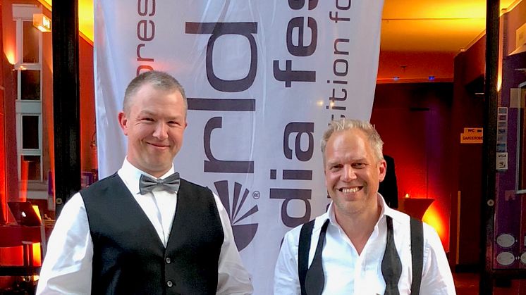 Både guld och silver fick Uppsalafilmarna Andreas Norin och Sverker Johansson ta emot vid World Media Festival i Hamburg.
