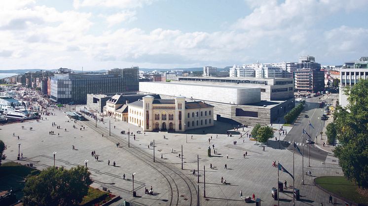 9. september inviteres publikum for aller første gang opp på takterrassen til det nye Nasjonalmuseet – hele tre år før museet åpner. 