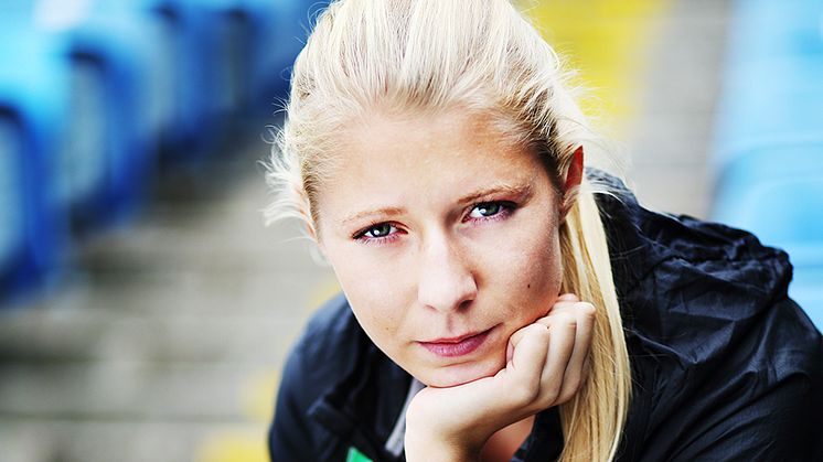 Daniella Busk från MAI är en av Sveriges nya friidrottstalanger