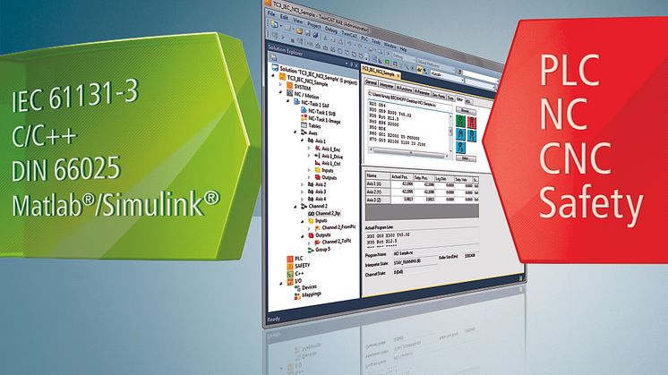 TwinCAT 3 från Beckhoff - komfortabel integrering av CNC