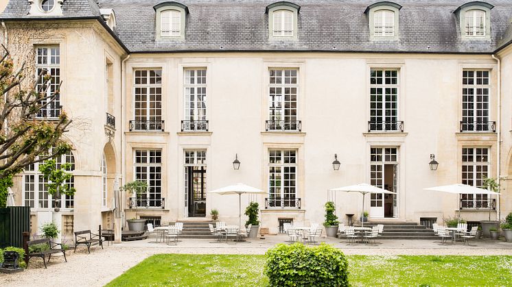 På bilden: fasaden Svenska insitutets fastighet i Paris Fotograf: Julien Bourgeois 