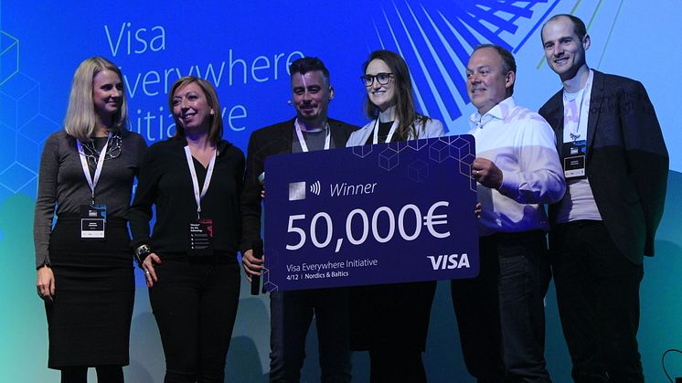 Auka, vinner av Visa Everywhere Initiative Nordics & Baltics