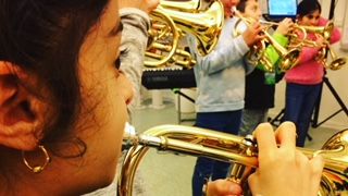 Kulturskolan ger konserter utanför äldreboenden