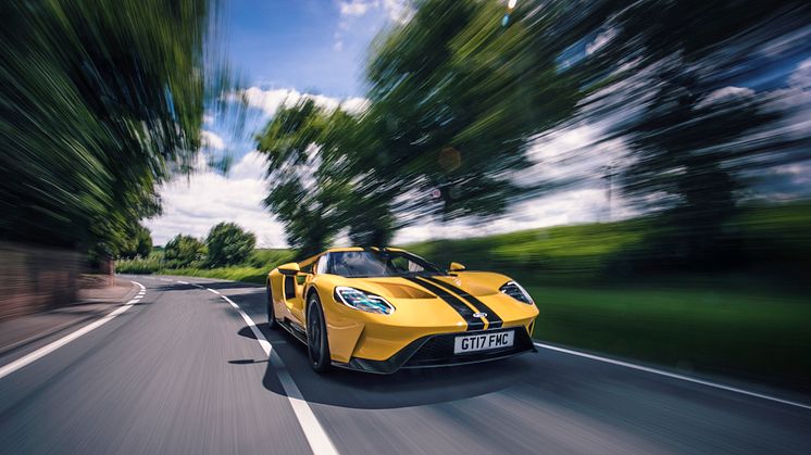 Ford GT leverer racerbilfølelse på landeveien med 50 sensorer