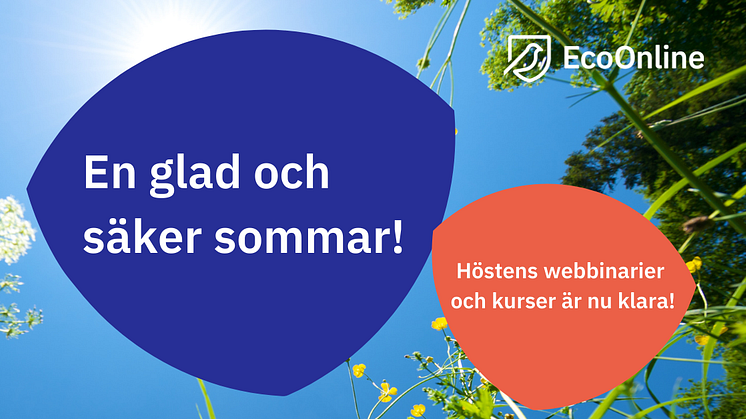 EcoOnline lanserar nya e-learningkurser inom kemikaliesäkerhet