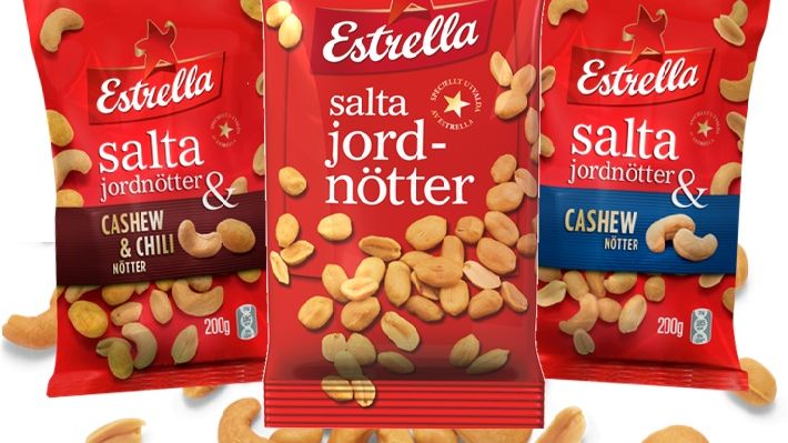 Estrella lanserar nya nötter