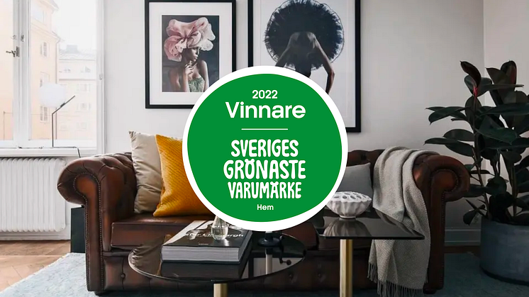 Blocket har vunnit pris som Sveriges Grönaste Varumärke inom kategorin Hem.