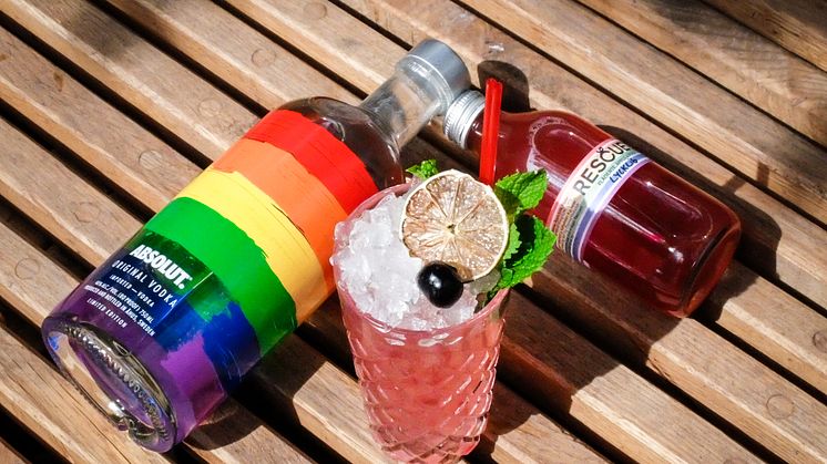 Absolut Rainbow - en flaska för mångfald