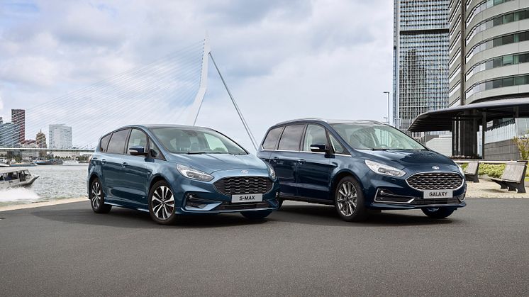 Ford på vej med S-MAX og Galaxy Hybrid