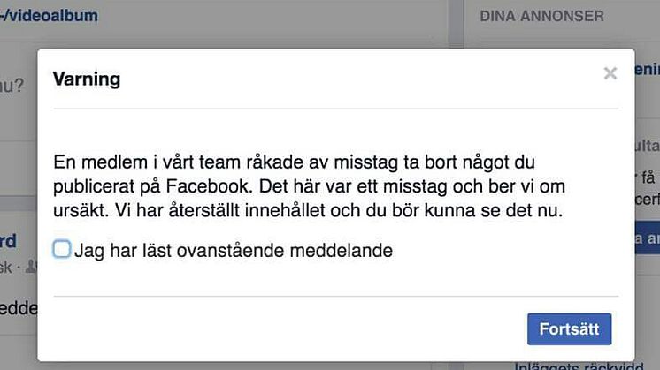 Trycket blev för stort. Efter två dagar ber Facebook Bröstcancerfonden/BRO om ursäkt