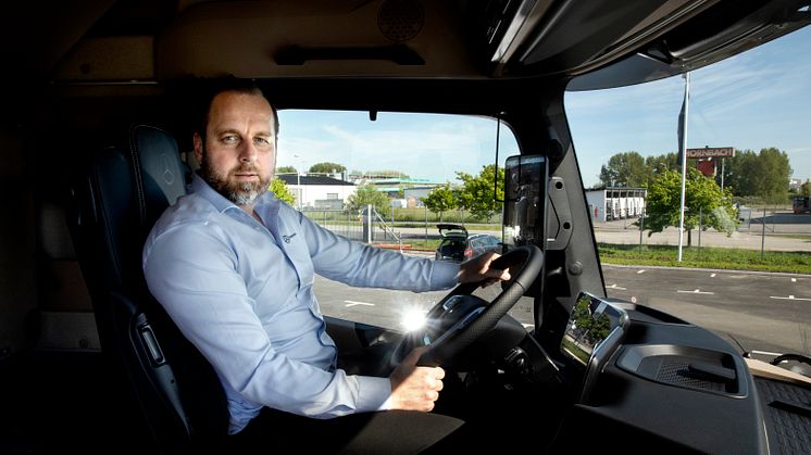 Admir Begovic är platschef på Veho Trucks i Malmö