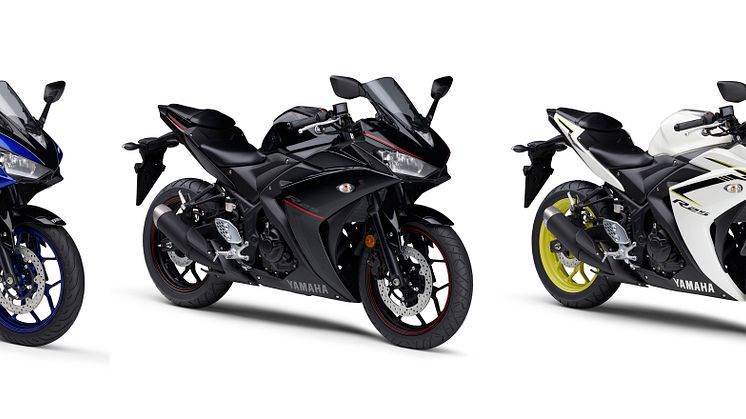 「YZF-R3 ABS」「YZF-R25 ABS」「YZF-R25」