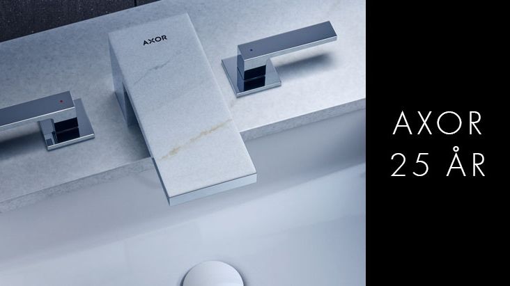 Armaturer, brusere og accessories i perfektion: Designmærket AXOR har nu i 25 år gået forrest, når det handler om designobjekter til luksuriøse badeværelser.