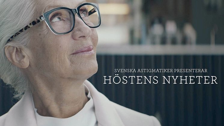 Synsam hyllar svenska astigmatiker i höst 