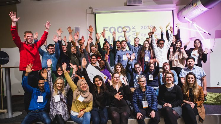 De tävlande på senaste Food Hack by Krinova. 13 - 15 mars är det dags för årets Food Hack, denna gång med temat data-driven food systems. 