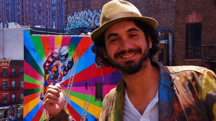 Brasilianske street art konstnären Kobra senaste tillskottet till No Limit Borås