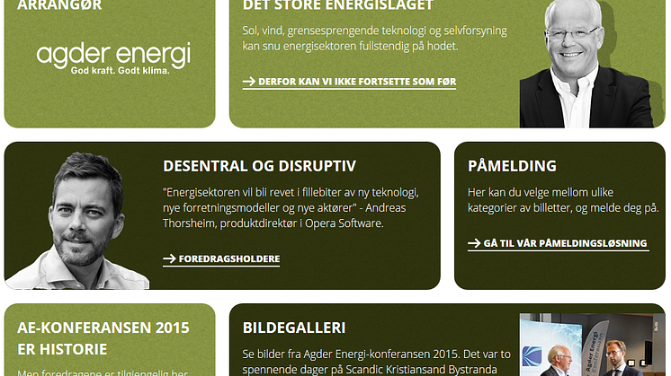 Agder Energi-konferansen 2016: Det store energislaget  