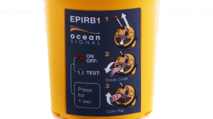 The compact Ocean Signal rescueME EPIRB1