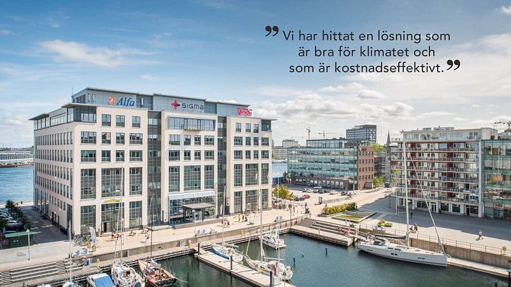 Vår fastighet Torrdockan 6 i Malmö är en av de fastigheter som blir mer energieffektivt med unik värme- och kylmaskinslösning.