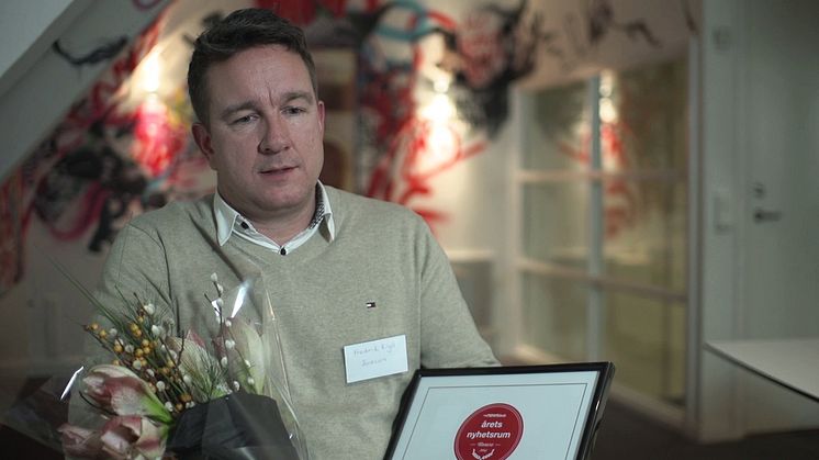 Fredrik Rigö från Swecon om varför de vann Årets Nyhetsrum 2014