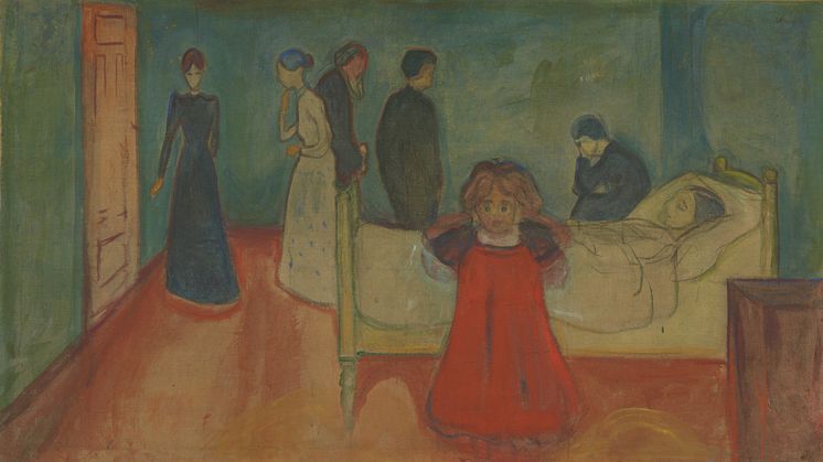Edvard Munch: Døden og barnet / Death and the Child (1899)