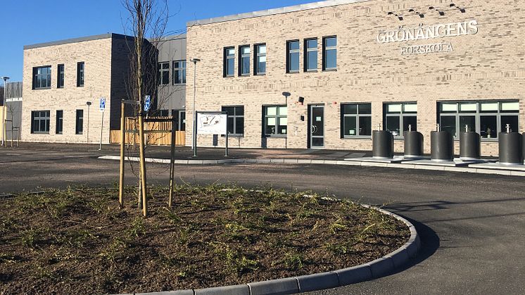 Grönängens förskola är helt nybyggd och öppnar i början av sommaren. Foto: Hässleholms kommun