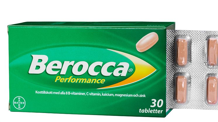 Multivitamintabletten Berocca lanseras i tablettform 