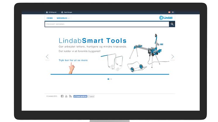 Lindab er en af de leverandører til byggebranchen, som har formået at omstille sig i takt med den digitale udvikling. Næsten 30 procent af virksomhedens salg sker i dag online. 