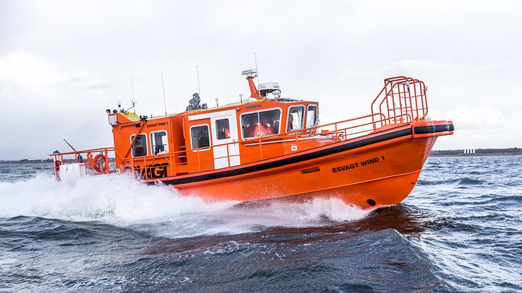 The Safe Transfer Boat, STB 12 is the first covered boat in ESVAGT’s own design.