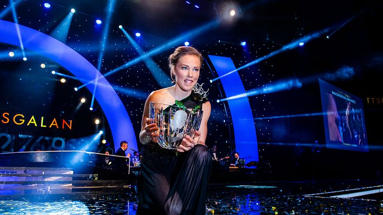 Tove Alexandersson - vinnare av Radiosportens Jerringpris 2019 Foto: Bildbyrån