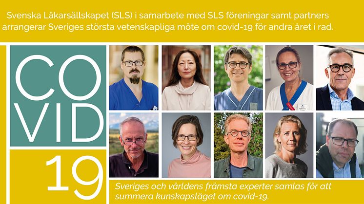 Välkommen att rapportera och delta i Sveriges största vetenskapliga möte om Covid-19 den 24-25 november 2021.