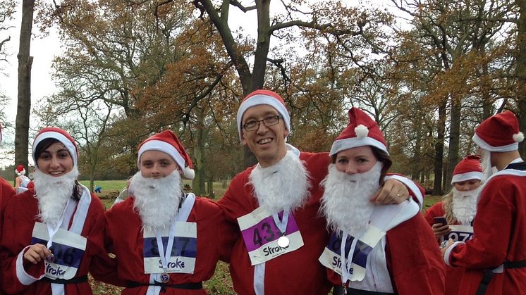 Royal Mail staff team up to take on festive fundraiser for stroke