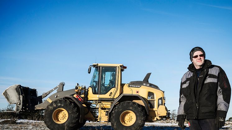 Volvo L60H hos Tommy Petersson i Knäppinge