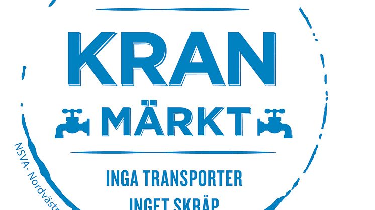 NSVA tar stolt emot en ny nationell hållbarhetsmärkning, Kranmärkningen, från branschorganisationen Svenskt vatten. 