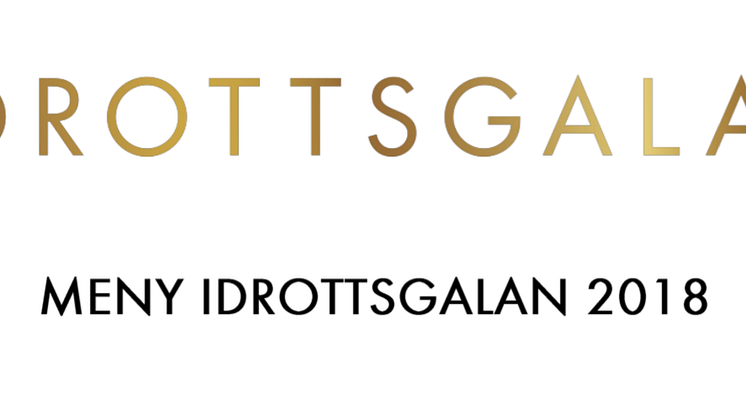 Meny Idrottsgalan 2018