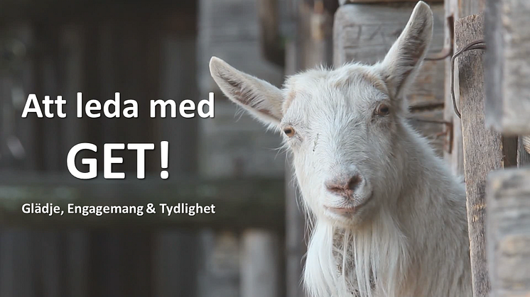 ​Att leda med GET - Glädje, Engagemang & Tydlighet!