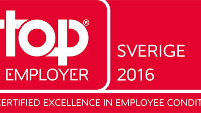 DHL Express Sverige har utsetts till Top Employer 2016