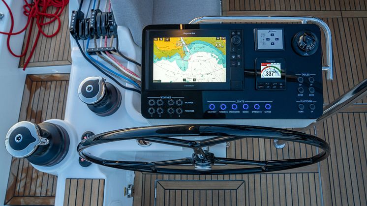 Raymarine is vanaf 2023 de maritieme elektronicapartner voor de Oceanis-zeiljachten van BENETEAU