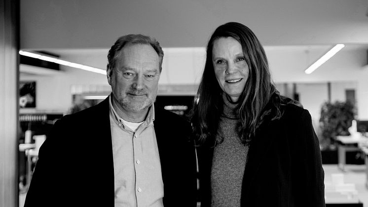 Tommy Falch, vd och Kirsten Sørensen vice vd, båda för LINK arkitektur i Danmark.