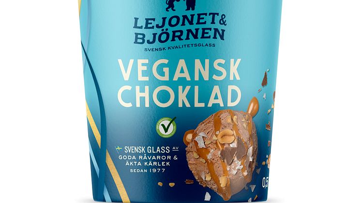 Vegansk Choklad glass Lejonet&Björnen