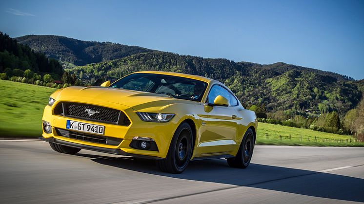 ​Ford Mustang er verdens mestselgende sportsbil og etterspørselen i Europa fortsetter å øke