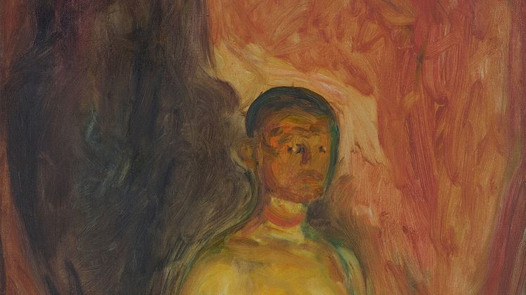 Edvard Munch: Selvportrett i Helvete / Self-Portrait in Hell (1903)