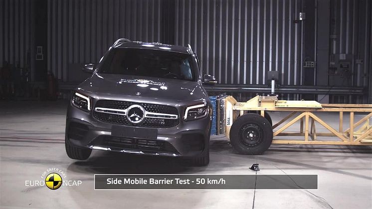 Mercedes-Benz GLB Euro NCAP testing November 2019