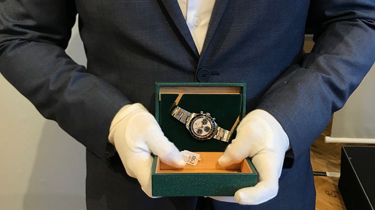 Rolex Daytona Cosmograph "Paul Newman" sold for DKK 1.7 million (€297,000 including buyer’s premium).