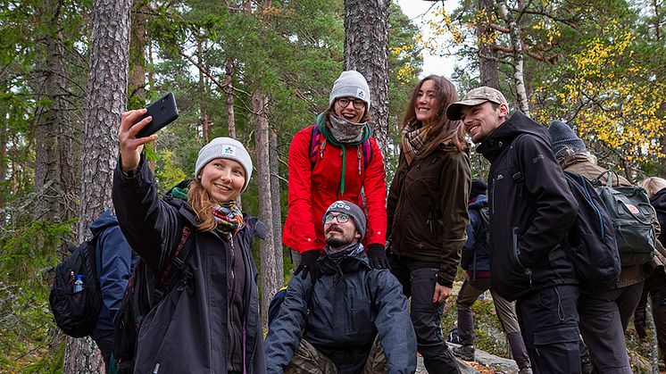 Skogsexkursion. Foto: Andreas Palmén