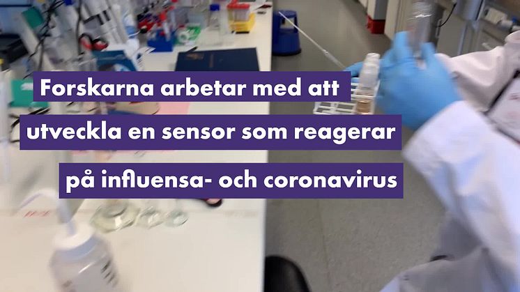 Malmöforskare vill utveckla coronasensor