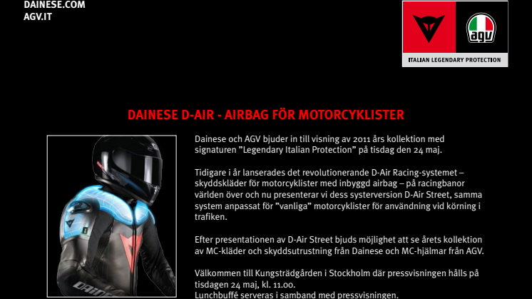 Mobil airbag lanseras