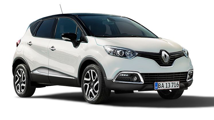 Renault Captur har fundet vinterfarverne frem i Artic versionen, der er stjernen ved årets Renault nytårsgalla