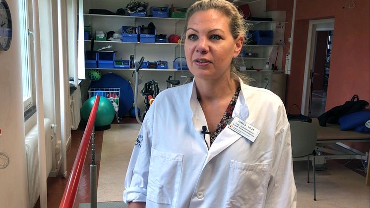 Gisela Lilja, arbetsterapeut på Skånes universitetssjukhus, är en av de ansvariga för studien Swecrit covid-19, som bland annat undersöker tillfrisknandet hos covid-patienter som intensivvårdats.